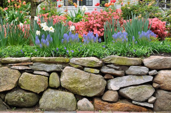 Stone Wall Hardscaping in Spokane