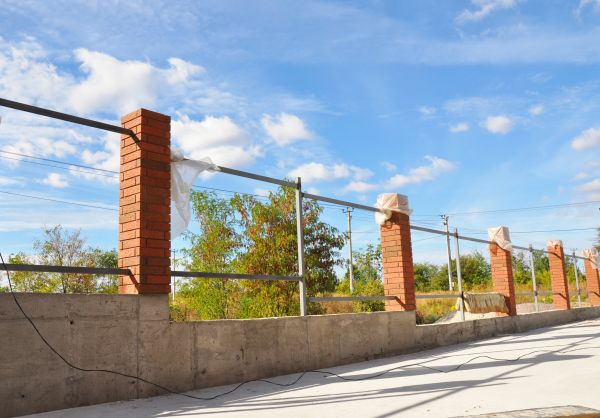 Brick Pillar Installation in Spokane